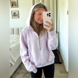 Pink Lily Light Purple Hoodie Jacket